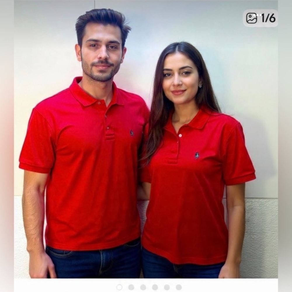 Polo by Ralph Lauren Red Polo Shirt Classic Design Like New. Men S or Women M